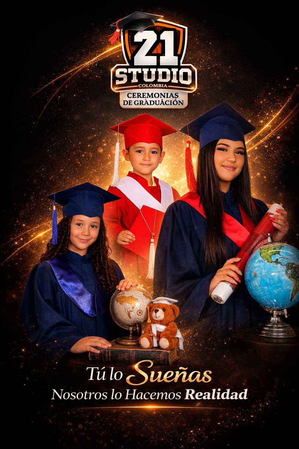 Togas para graduación de quinto de primaria en Bogotá